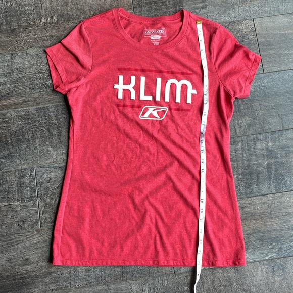 KLIM womens t-shirt Medium, heathered red - Picture 4 of 5
